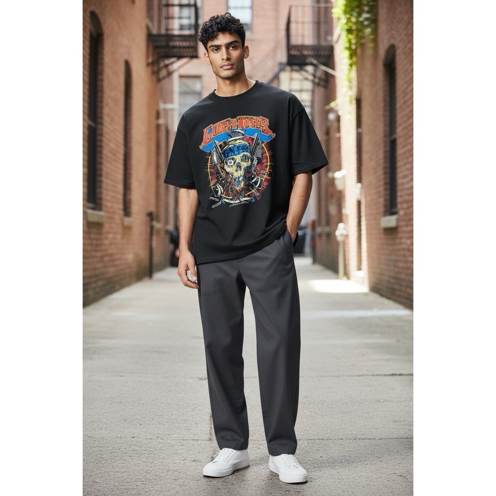Guns N‎ Roses Not In This Lifetime 2017 Tour Graphic Tee Black 3XL